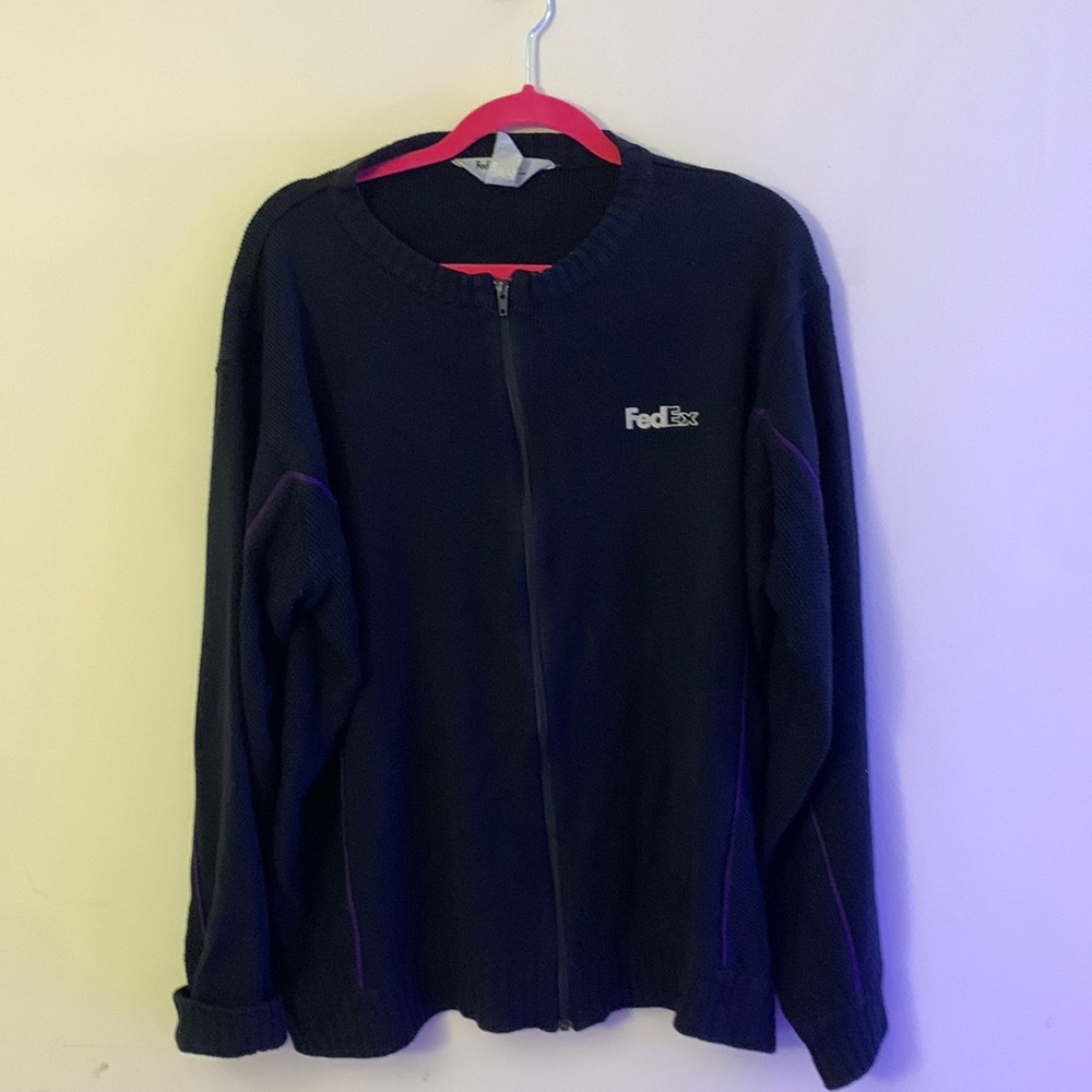 FedEx Sweater Full Zip up used